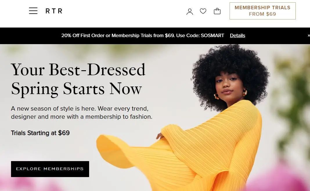 美国时尚租赁网站 rent the runway 公布服装消毒流程,以免除用户对