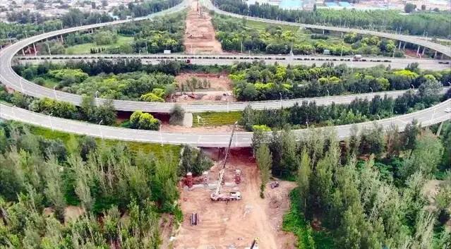 加紧推进石家庄中华大街北延工程预计11月底完工