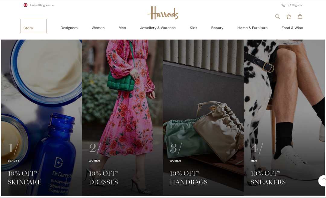 英国奢侈品百货公司 Harrods 首度开设奥特莱斯门店，处理因疫情积压的库存__凤凰网
