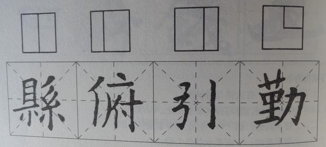 書法結構練習,換這個特殊方法試試?