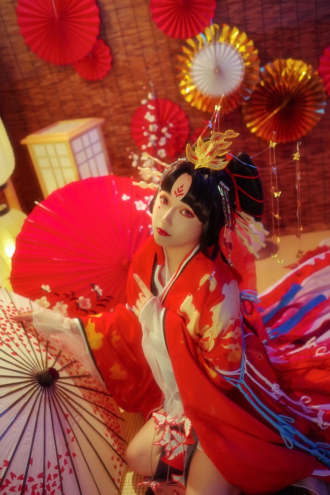 cos阴阳师不知火蝶步韶华