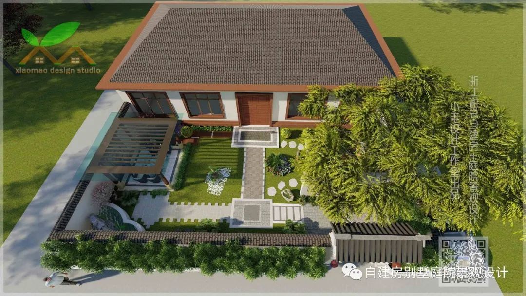 江苏谢总中式自建房、中式庭院景观设计——工作室出品--豪宅自建房别墅农村乡村庭院子私家花园景观绿化翻新改造设计__凤凰网