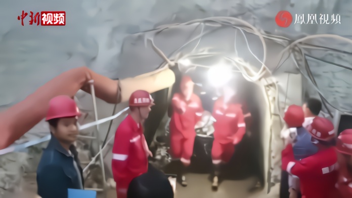 四川武都引水工程隧道垮塌被困3人全部获救