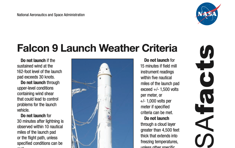 火箭发射天气标准（weather launch commit criteria）