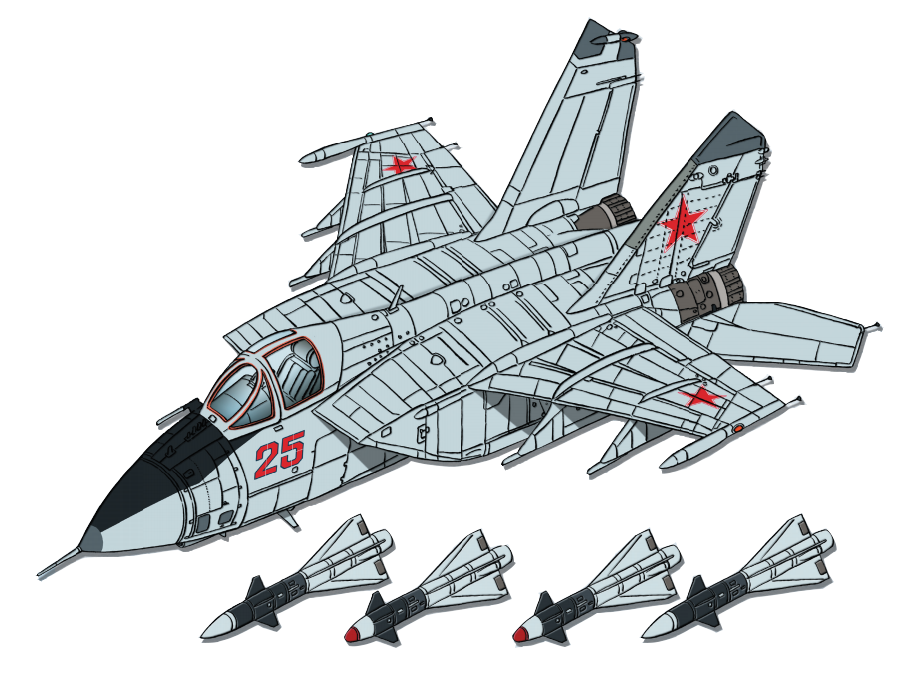 yf12 携带的4枚aim47a"猎鹰"远程空空导弹, 最大射程185千米.