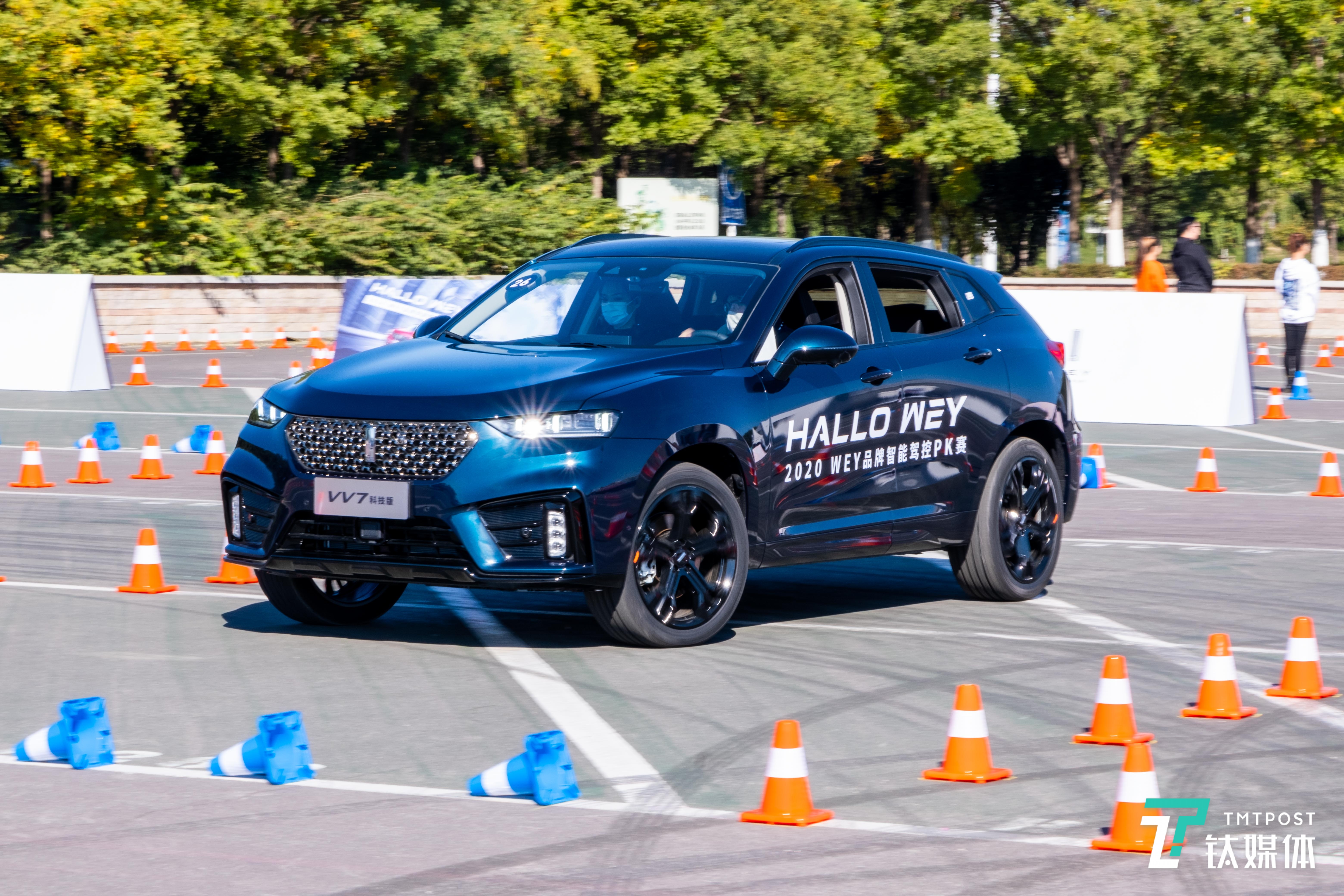 wey vv7科技版试驾:能识人,看路的智能suv | 钛极客