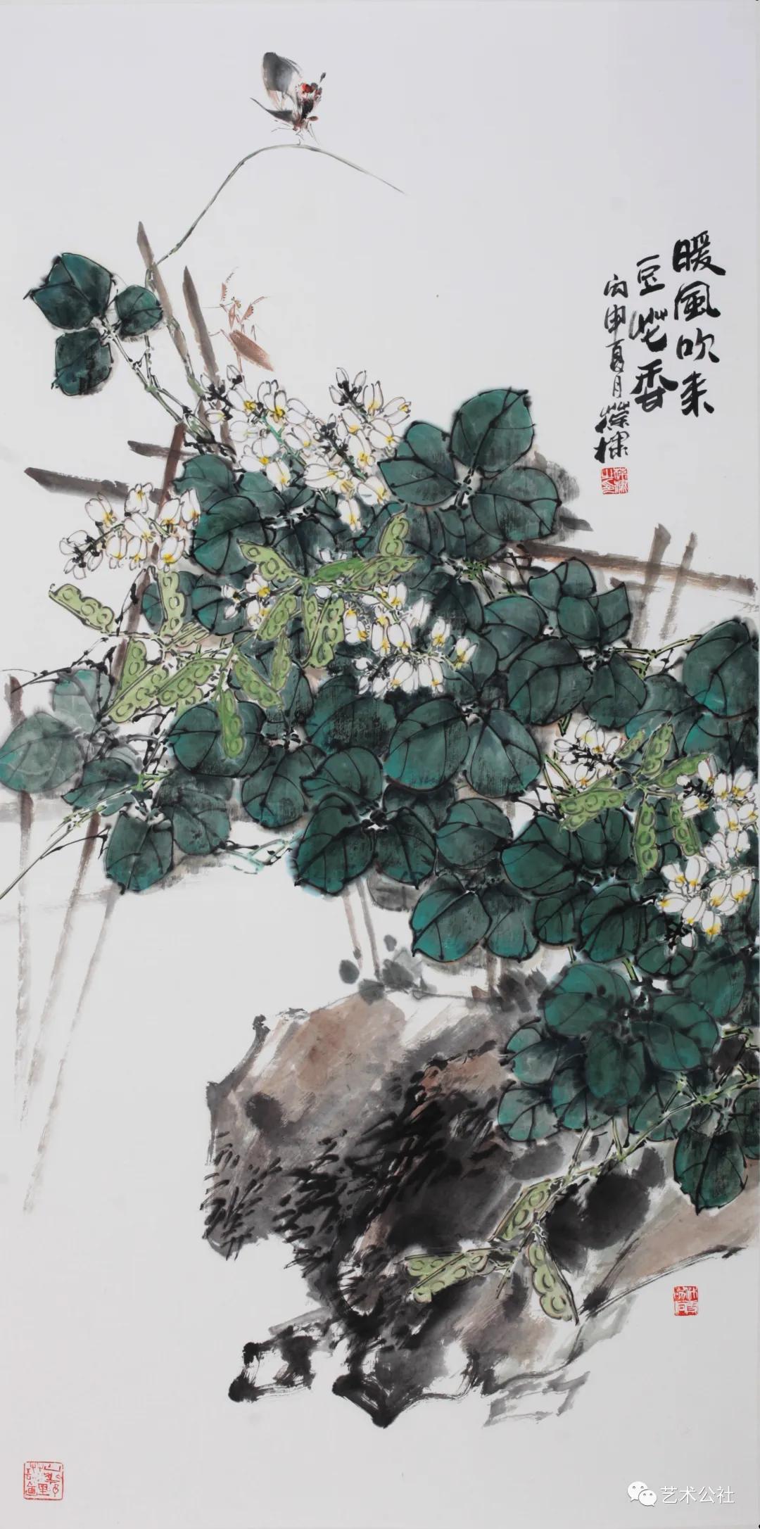 一管丹青写花神读陈葆棣先生的花鸟画