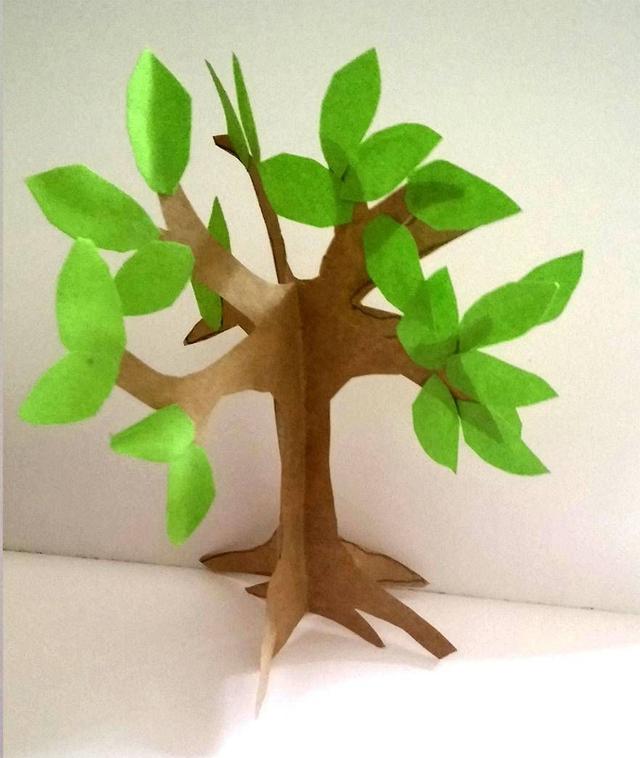 3d paper craft tree 立体树今天为大家整理了春季英文亲子手工活动