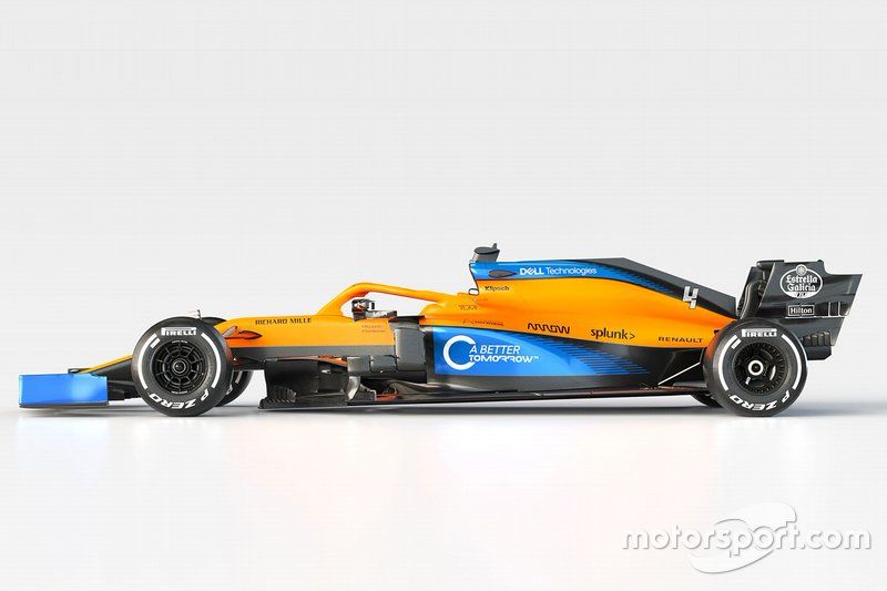这台车将供英国赛车手兰多-诺里斯(lando norris)在f1比赛中行驶.