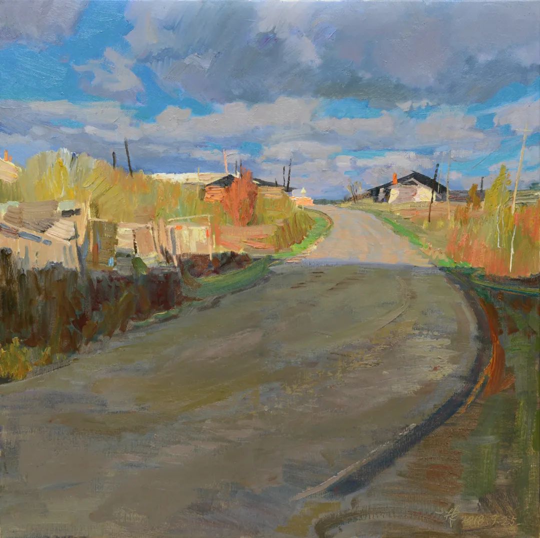 丁一林青海写生最新作品