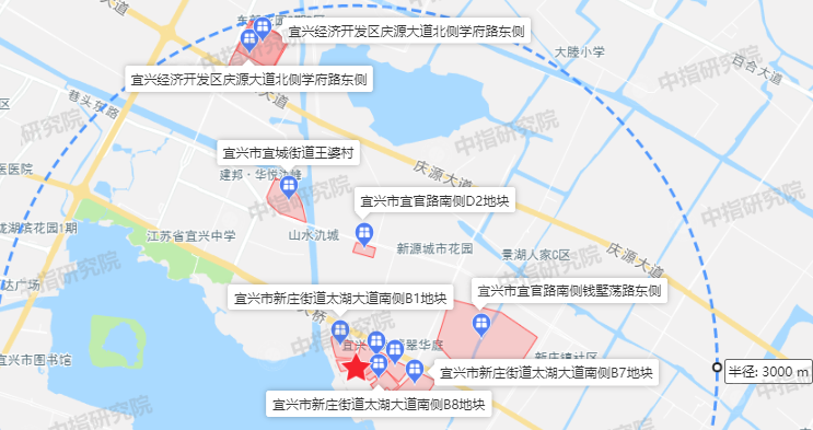 土地位置宜兴市新庄街道太湖大道南侧b2地块.