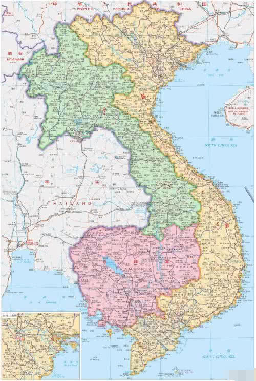 越南的地理位置图片