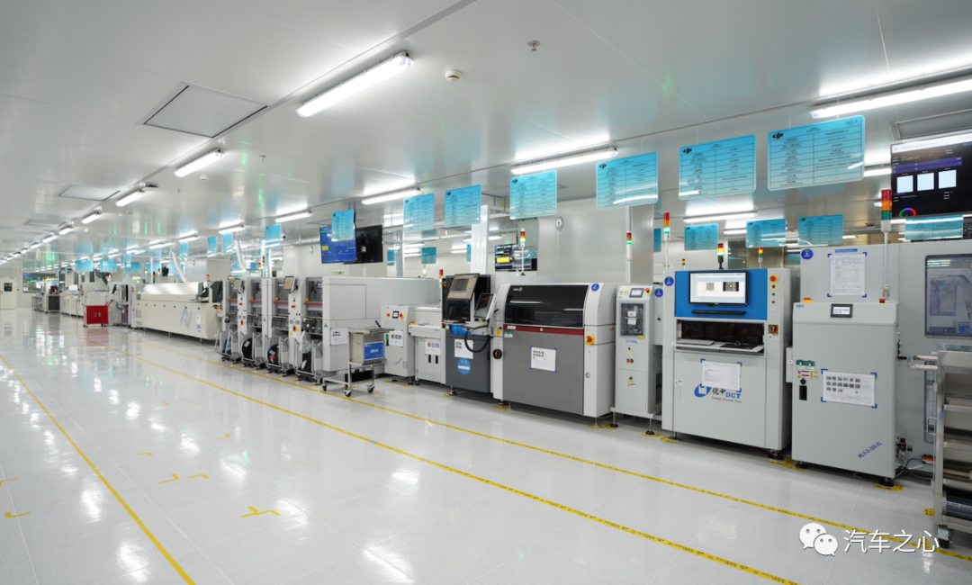 大疆的车规级工厂占地总面积达到 9200 平米.