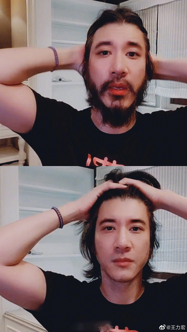 明星抖音带货又有名局势，王力宏宠粉直播刮胡子