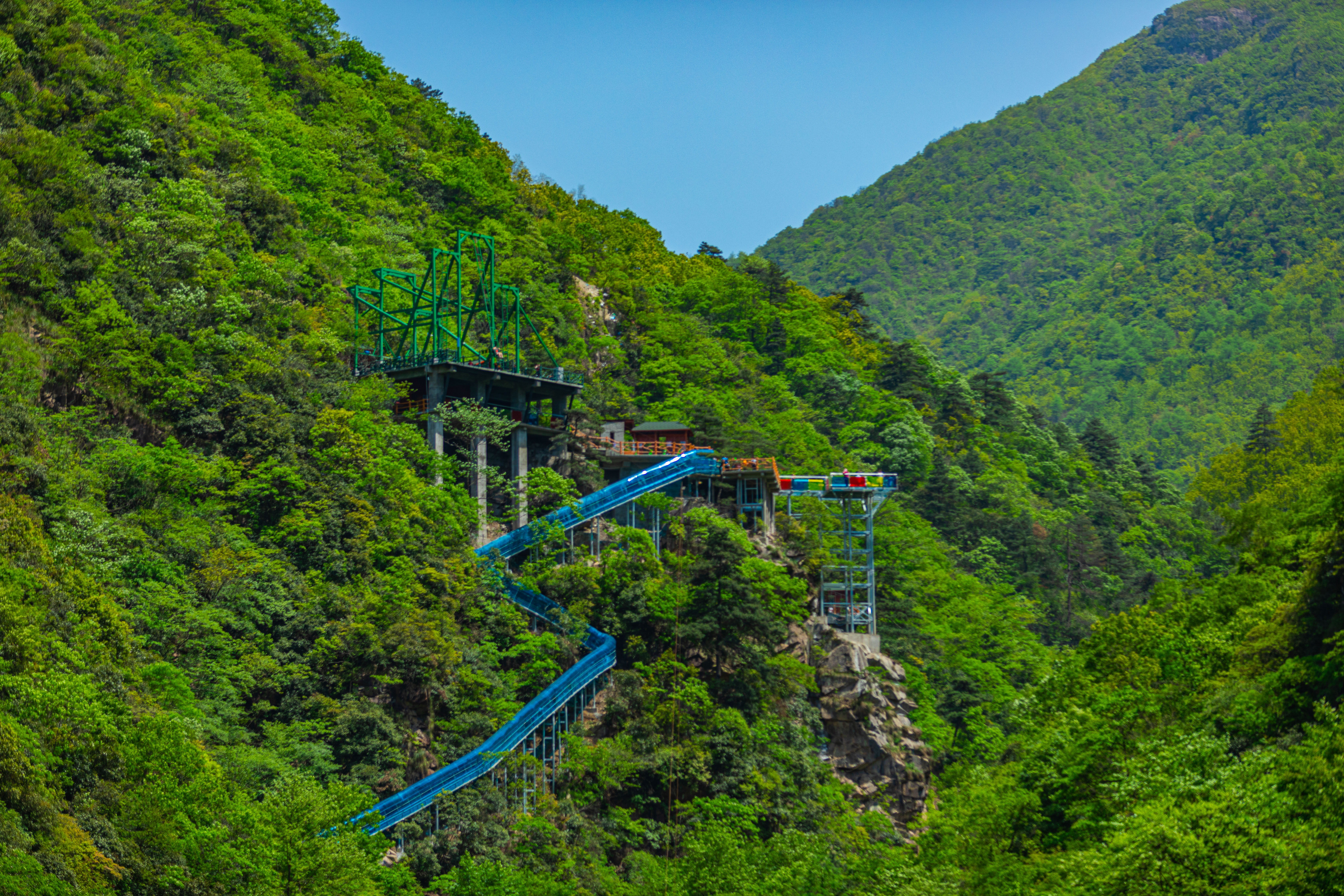 浙北大峡谷大真山庄图片