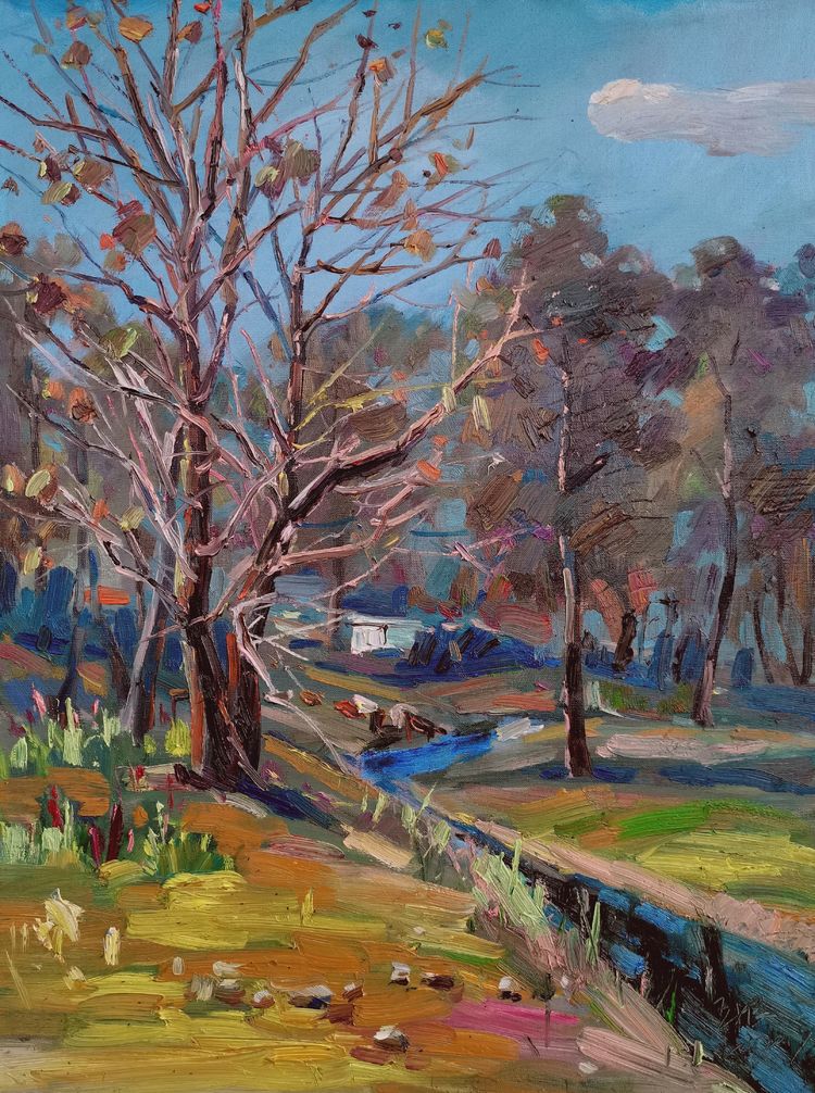 王根油画(2020年)写生作品