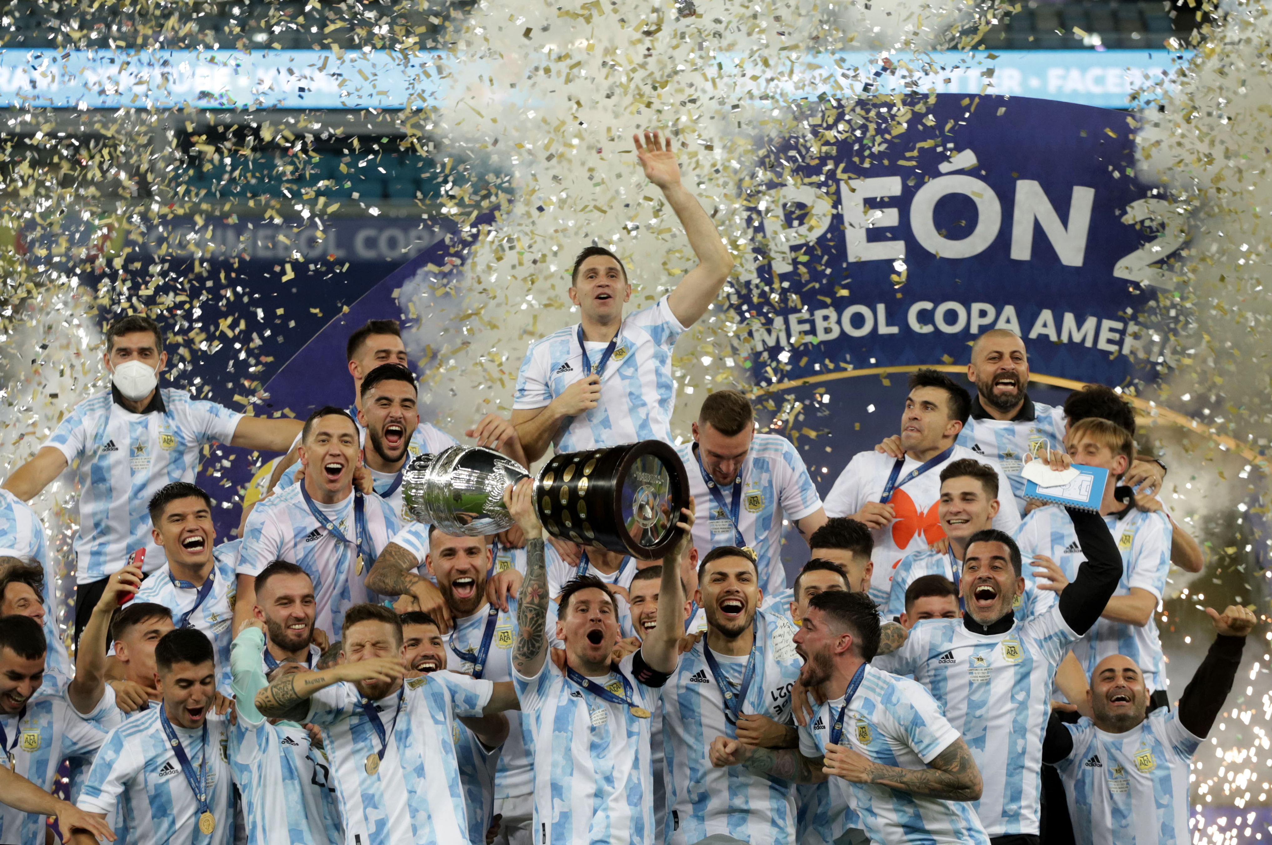 （<em>体育</em>）（18）足球——美洲杯：<em>阿根廷队</em>夺冠