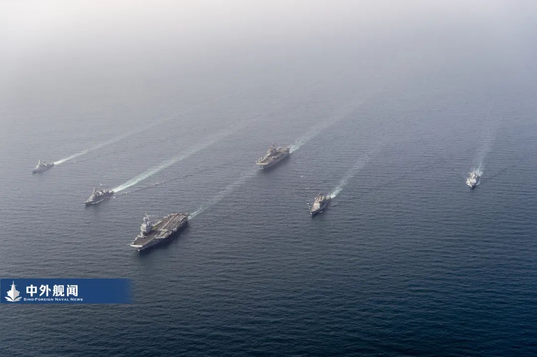 美法日比四国举行联合海上演习 甜甜新闻