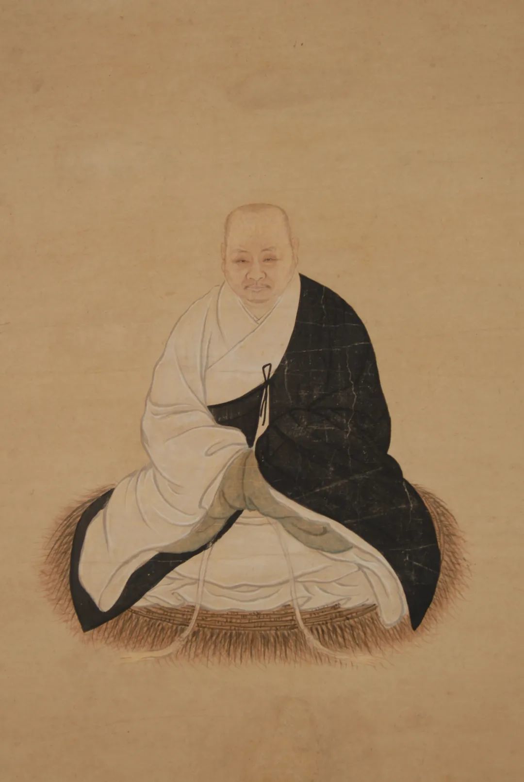 真可肖像 钱復 绢本设色  128.6cm&times;56.72cm  明 南京博物院藏