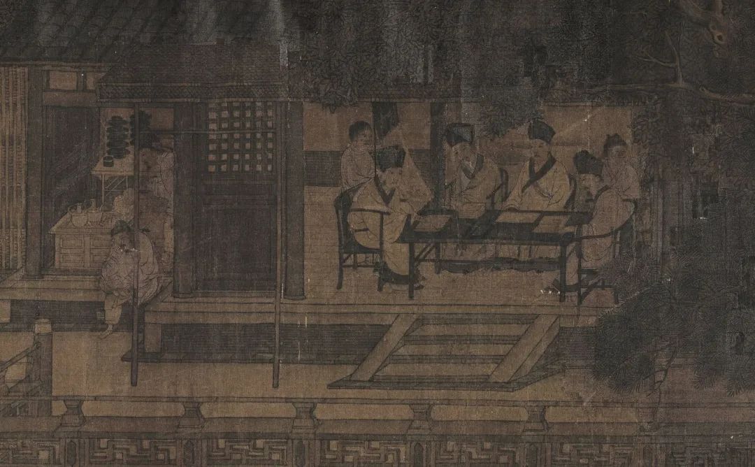 宋 佚名 会昌九老图(局部)