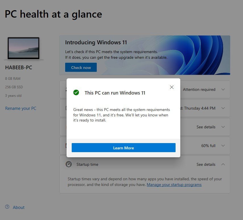 微软更新pc health check:告诉你为什么pc不支持windows 11_凤凰网