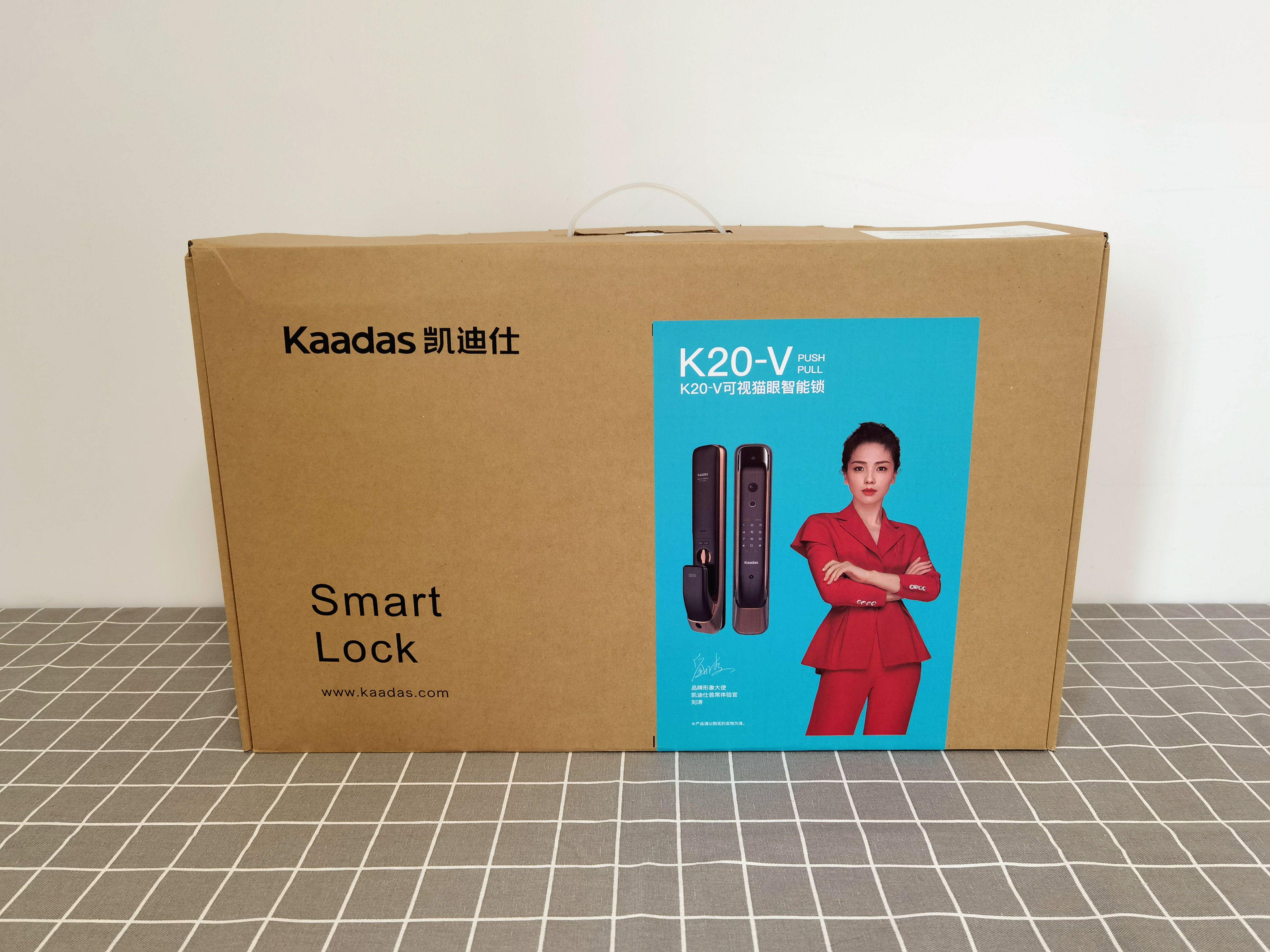 开箱凯迪仕k20-v智能指纹锁,做工考究,功能强大,颜值担当__凤凰网