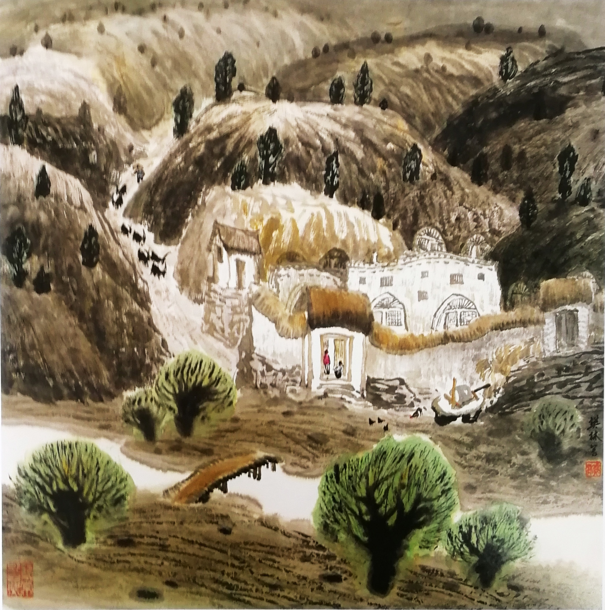 钟情既久,爱之尤深——著名画家【樊林】乡情系列作品欣赏