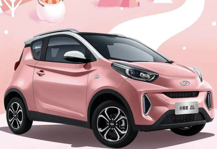 奇瑞小蚂蚁甜粉款本月13日上市采用粉色涂装