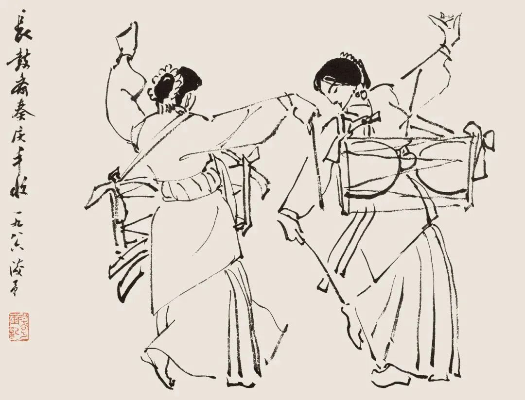 有一些追求的是工整细腻,线条从头至尾就像铁线描一样,没有粗细的变化