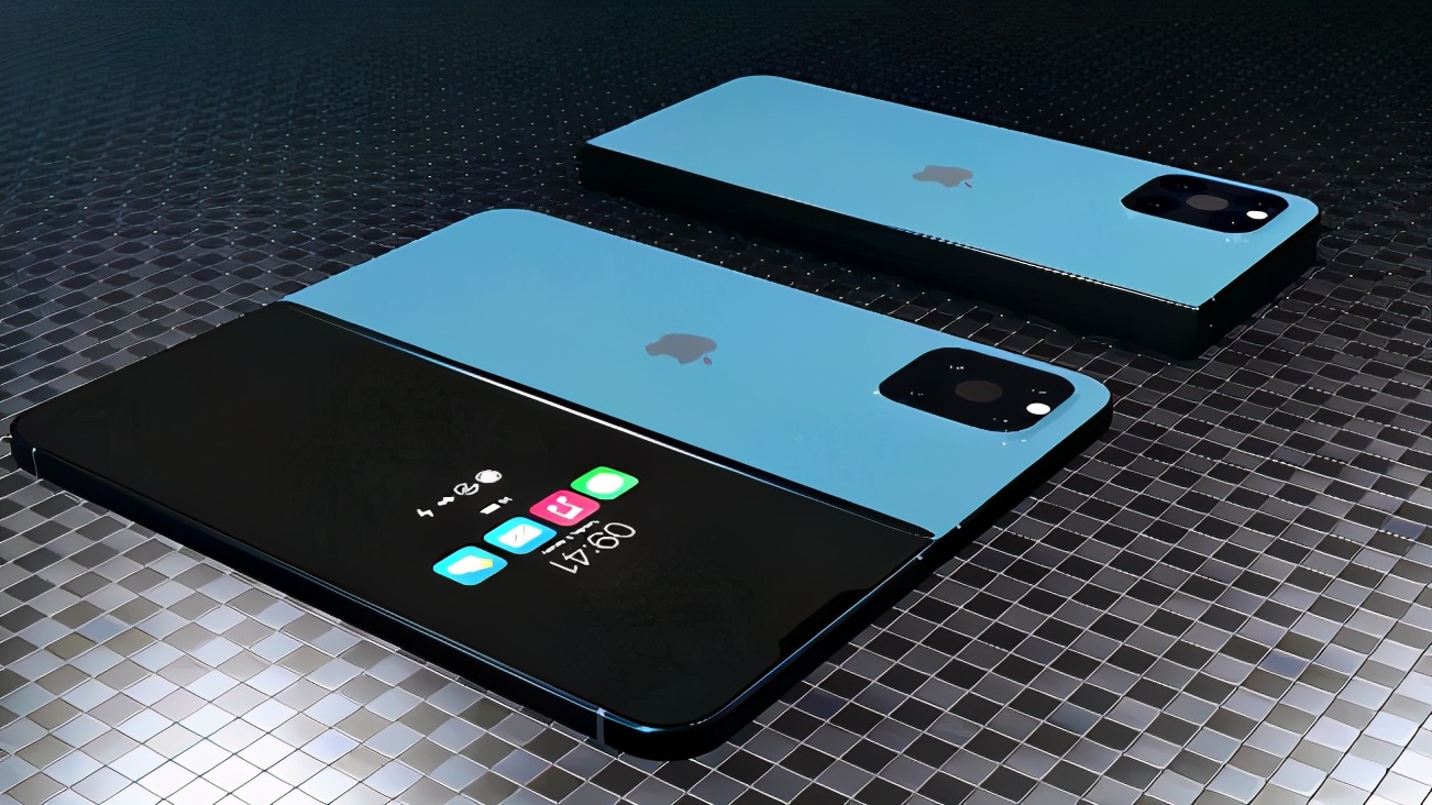 苹果折叠屏手机概念图曝光,颜值秒杀华为mate x2