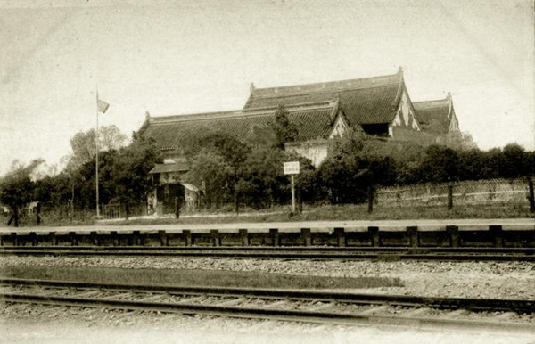 当年玉佛寺在江湾地区的照片 《新民晚报》/龙钢 图