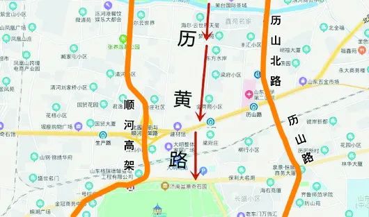 济南历黄路南段西半幅通车 从新黄路往南可直通大明湖了__凤凰网