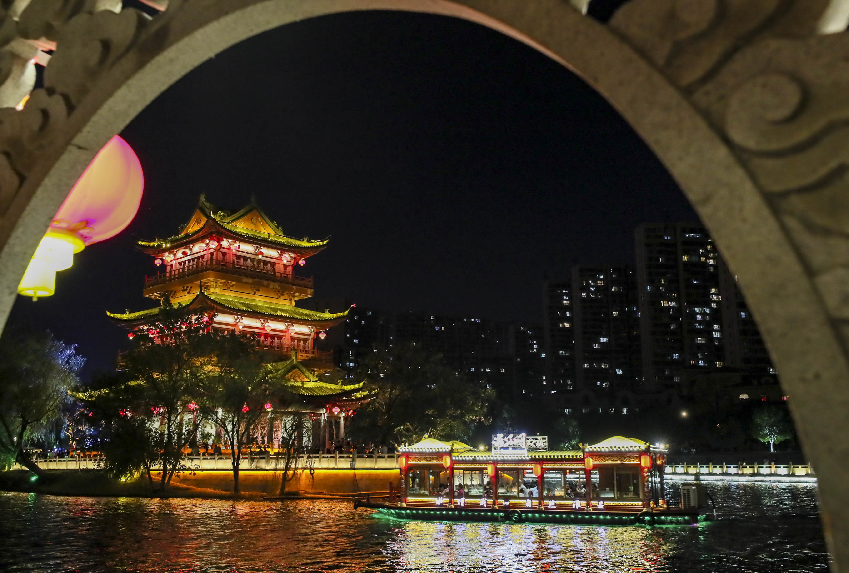 运河之都 百里画廊 淮安里运河国庆活动精彩纷呈__凤凰网