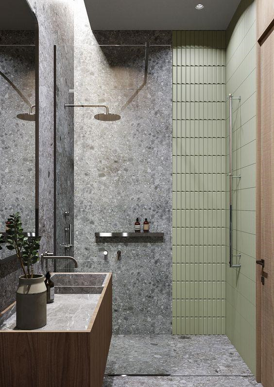 卫生间想要好看,我特意挑了水磨石,没想到实景跟想象中天差地别__凤凰