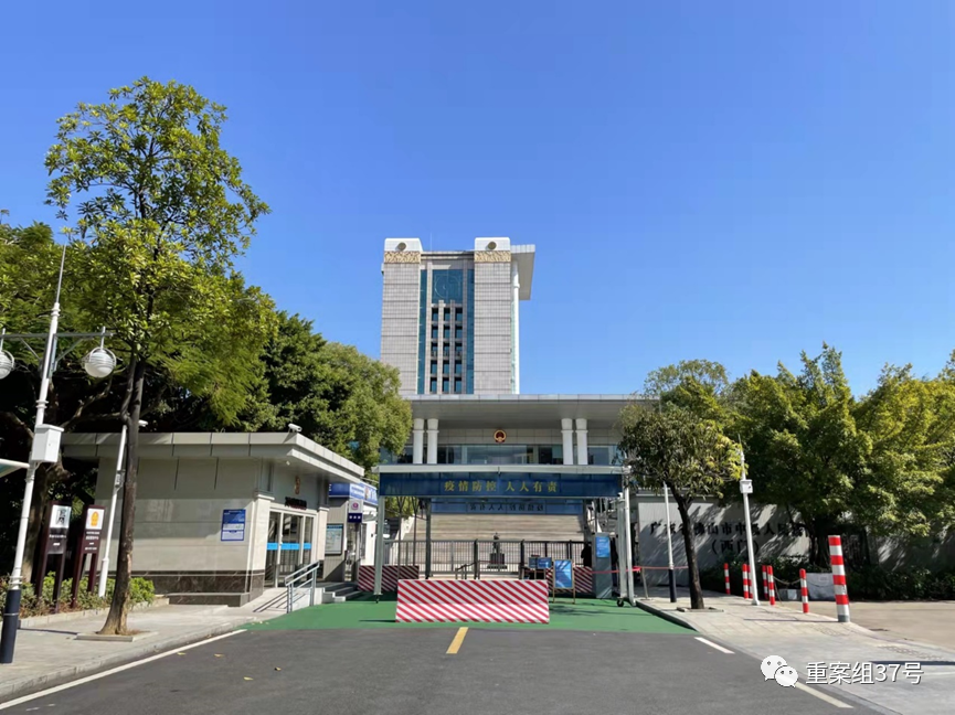 12月3日下午,佛山市中级人民法院门口.新京报记者王金淼 摄