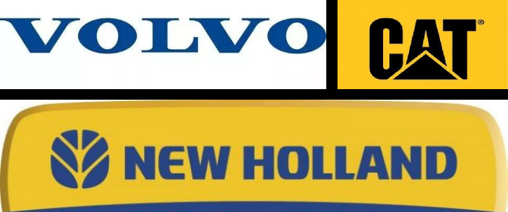 主要的进口品牌是new holland(纽荷兰),caterpillar(卡特彼勒)和volvo