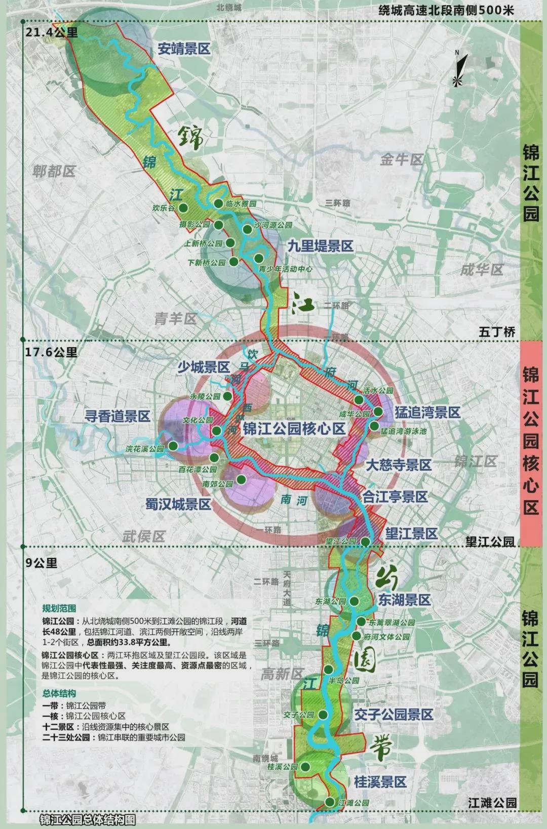 成都锦江绿道规划图片