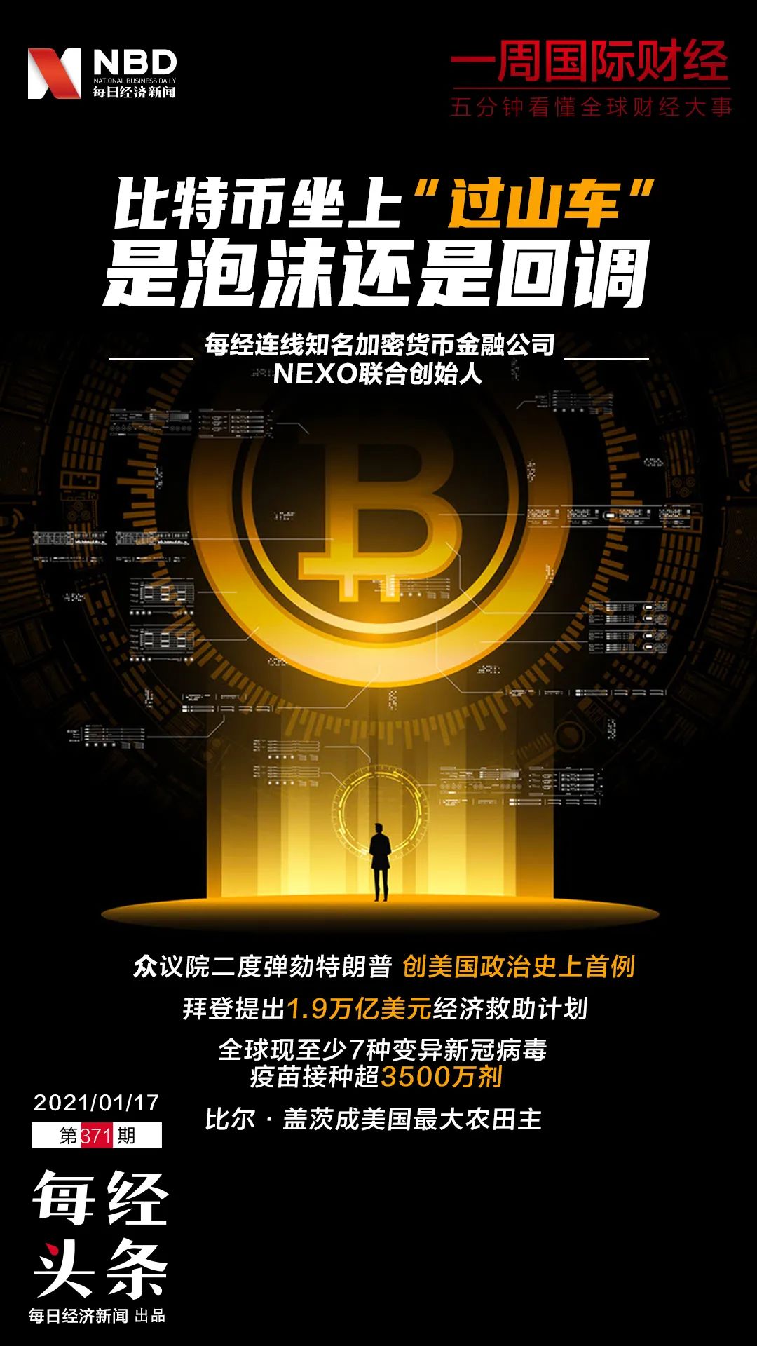 变异新冠病毒蔓延70个国家和地区；拜登推1.9万亿美元经济救助计划；比特币坐上“过山车”；比尔盖茨成美国最大农田主|一周国际财经_凤凰网