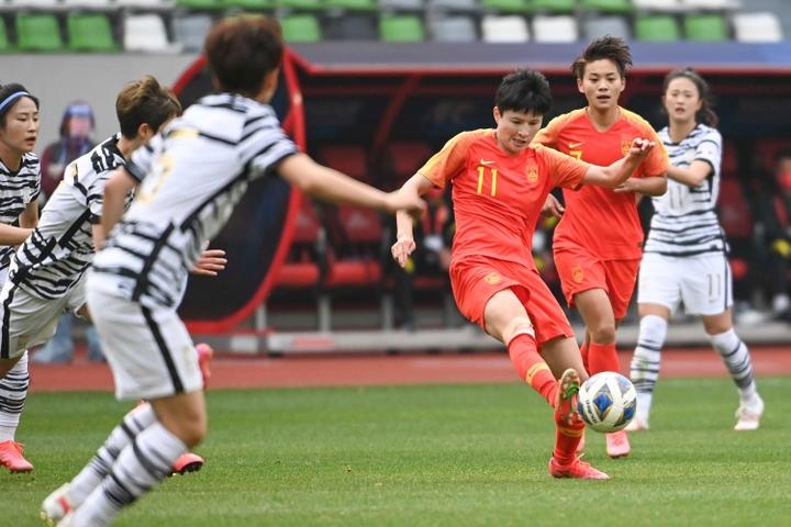 奥预赛:王霜双响,女足2-2韩国总分4-3晋级东奥