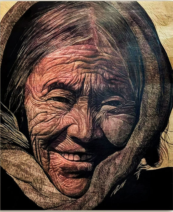 汪宾芳 人物版画__凤凰网