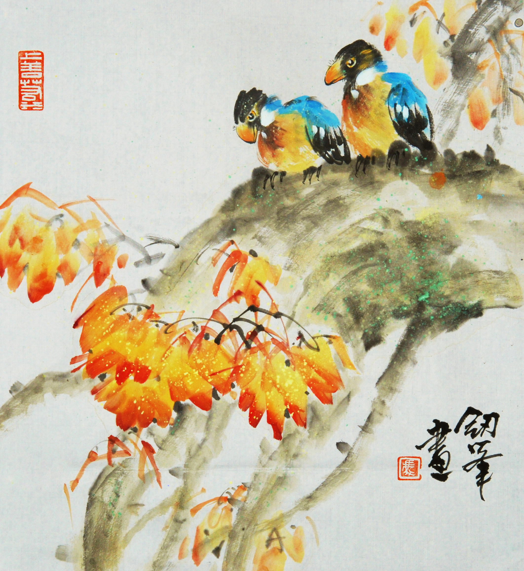 翰墨丹青展风采——画家冯剑峰绘画作品欣赏