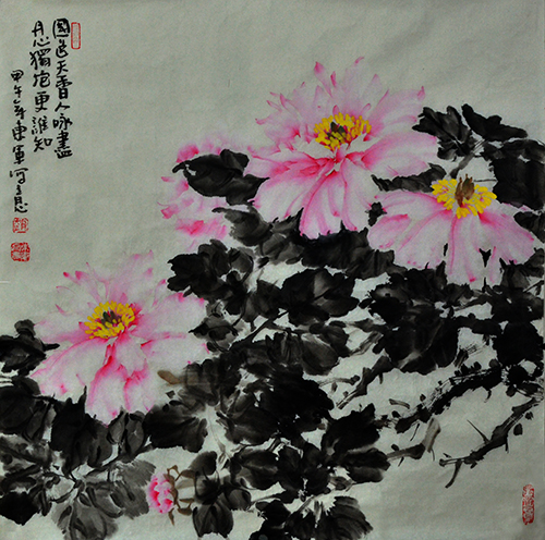 "运笔自由潇洒,色彩独道新颖"著名书画家赵东军作品欣赏