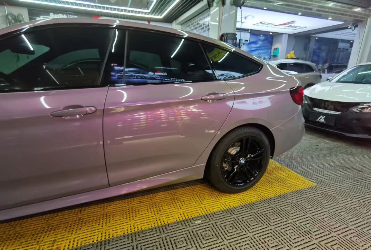 宝马gt改色魅影星空灰 本性不变