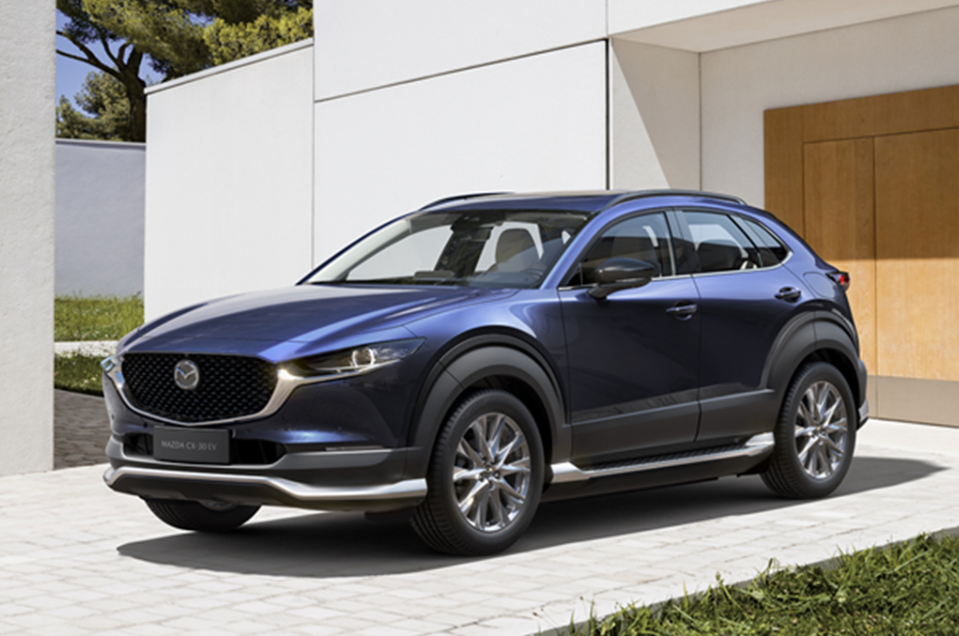 cx-30 ev是长安马自达的首款纯电车型,定位为纯电动小型suv.