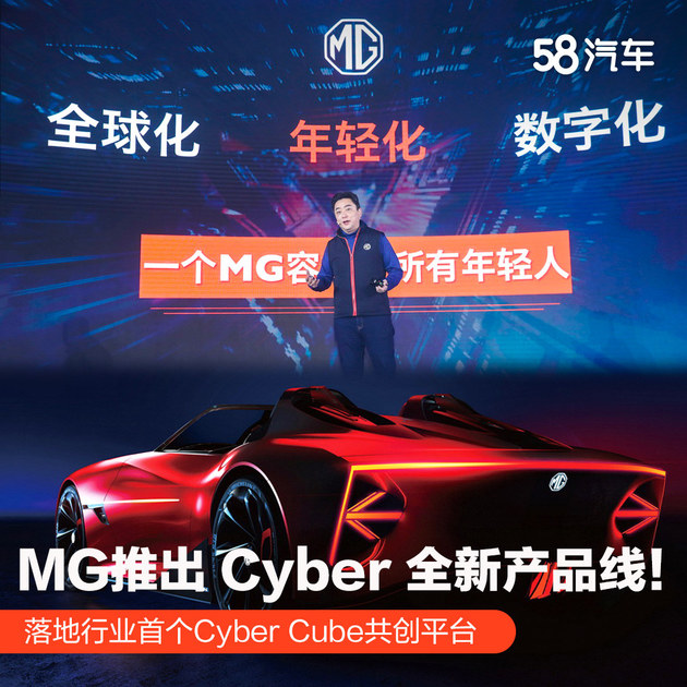 MG推出Cyber全新产品线 落地首个共创平台
