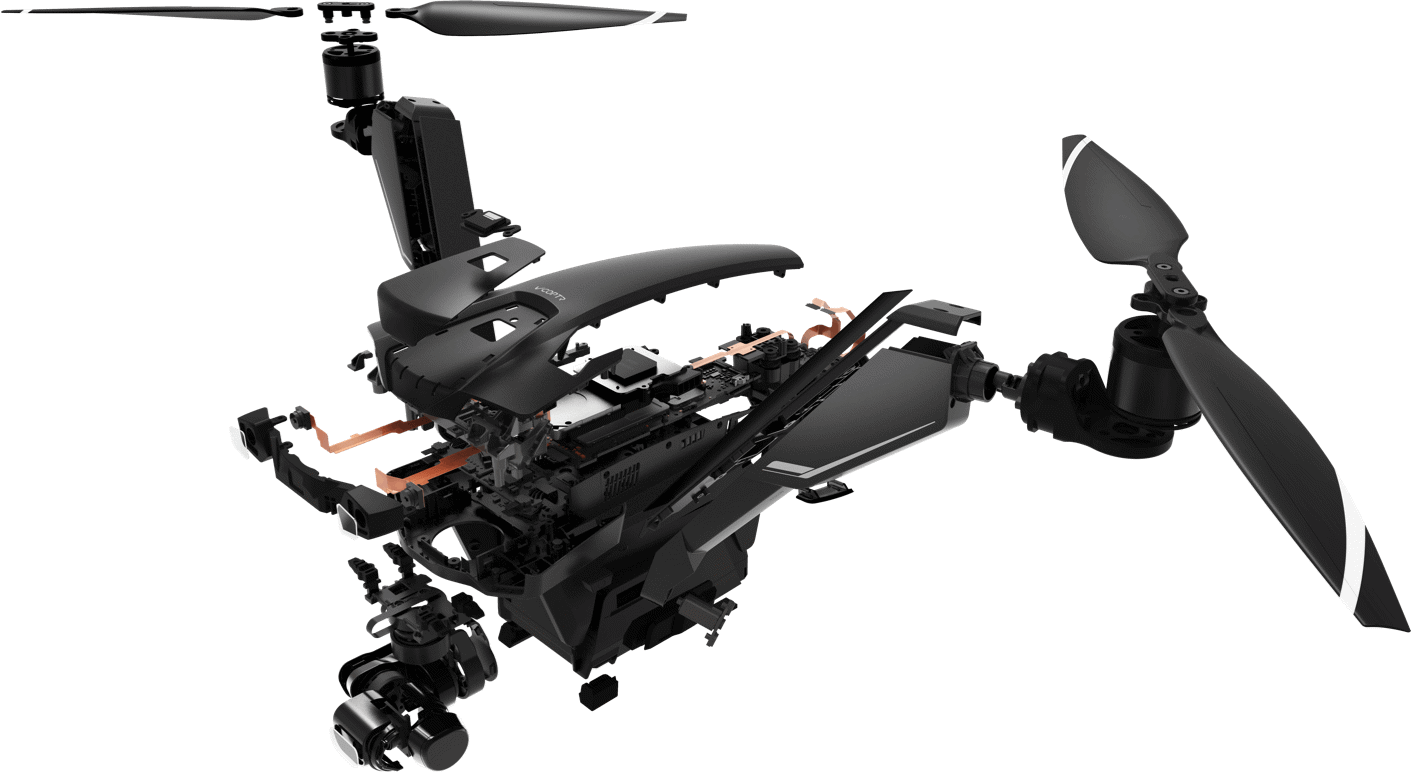 零零科技falcon猎鹰双旋翼无人机发售:续航50分钟,7999元