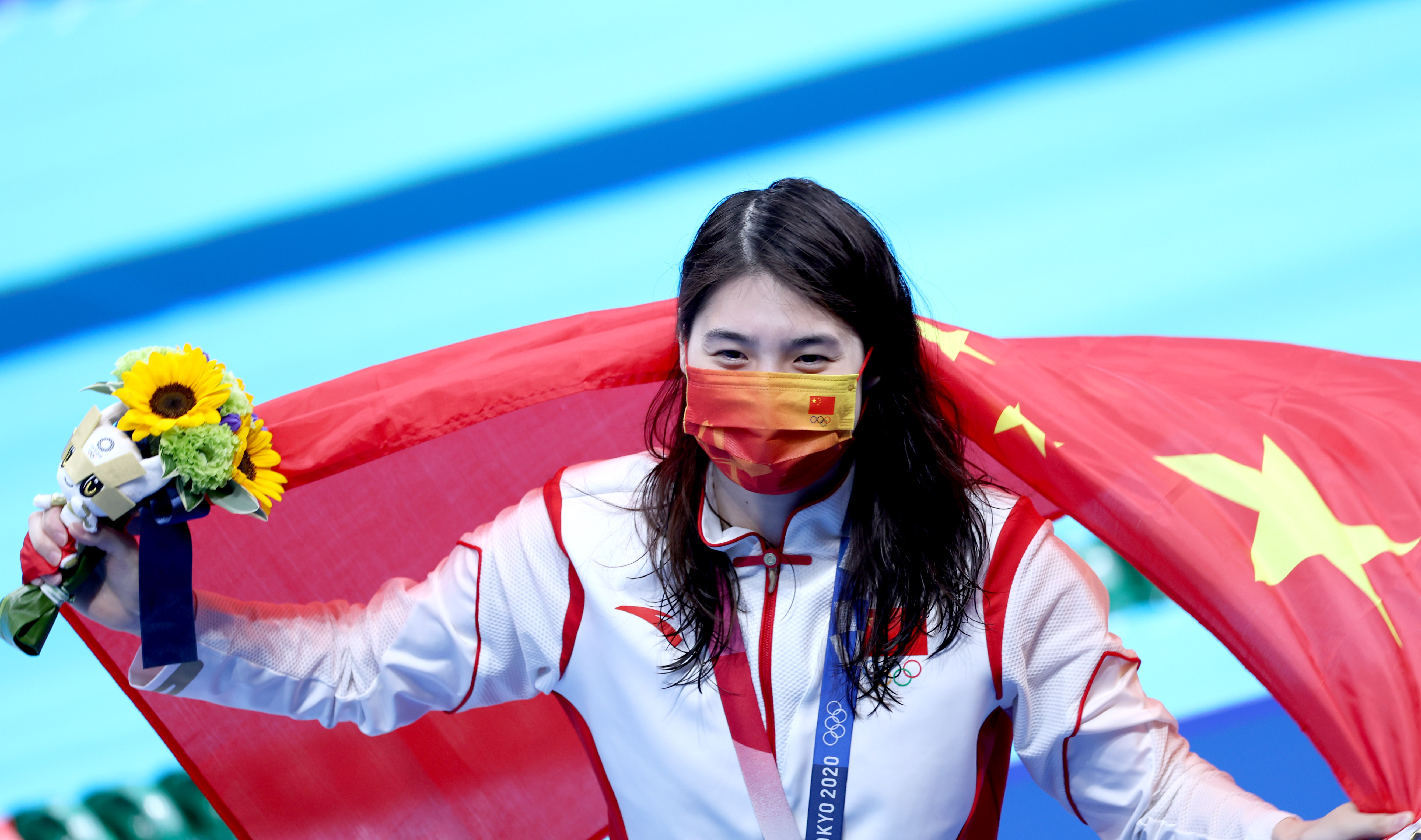 张雨霏是本次奥运会中国泳军的劳模。图/新华社