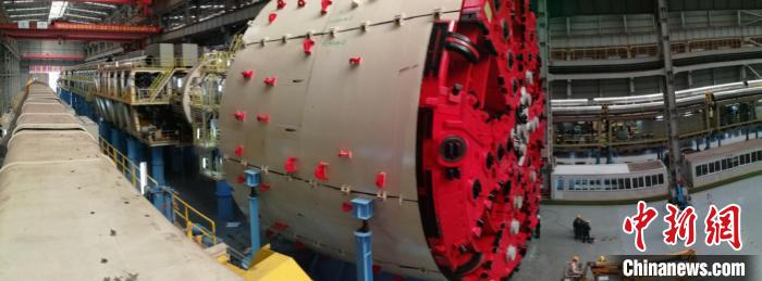 庞然大物的超大直径盾构机。中交隧道局供图