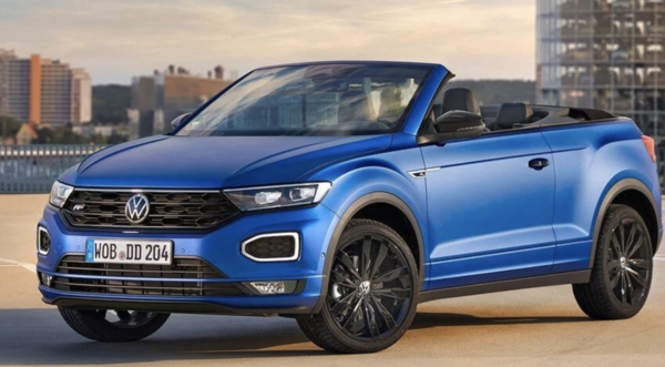 大众t-roc敞篷版r-line edition blue