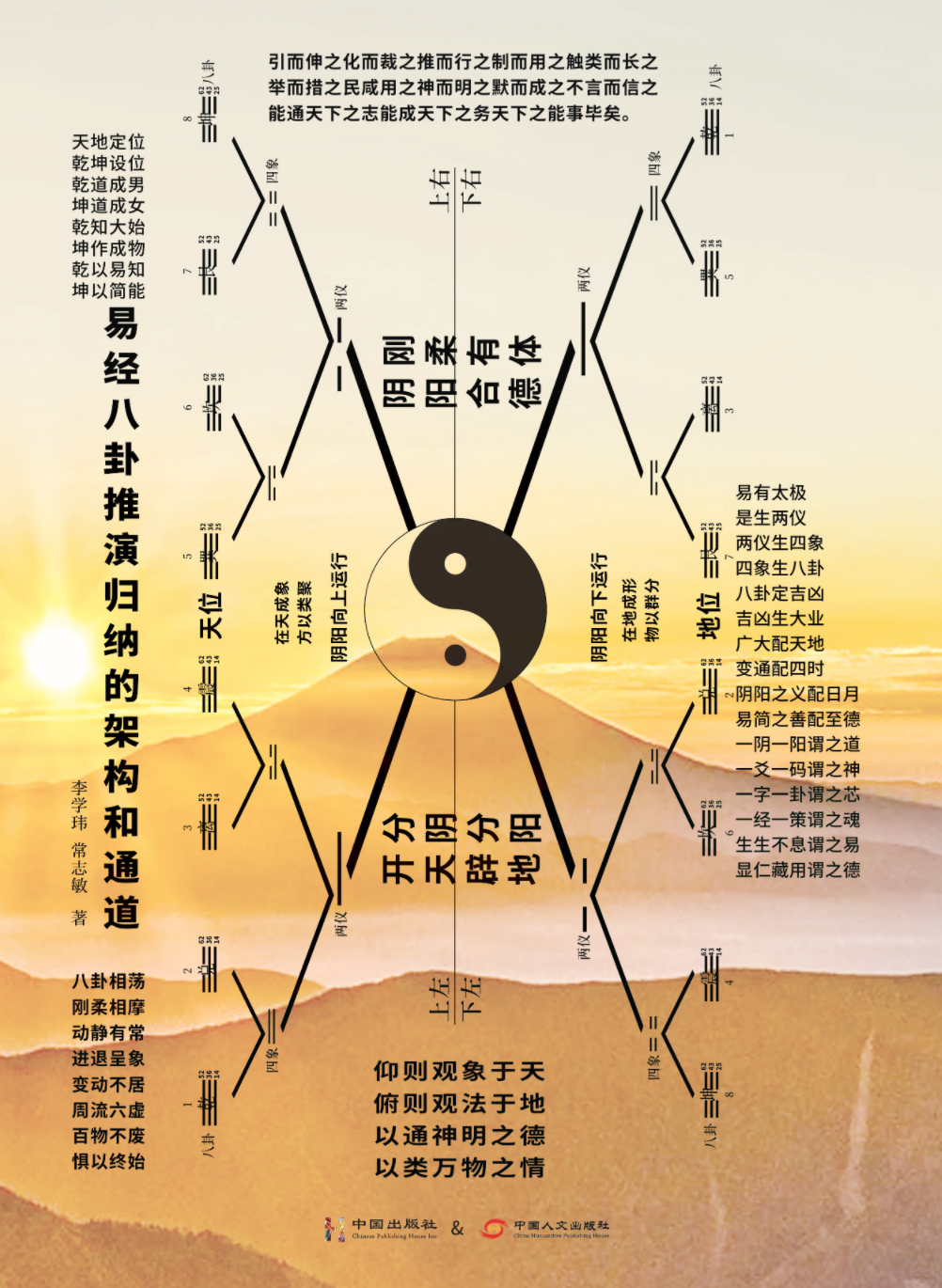 华版出书易经八卦推演归纳的架构和通道立象尽意备物致用